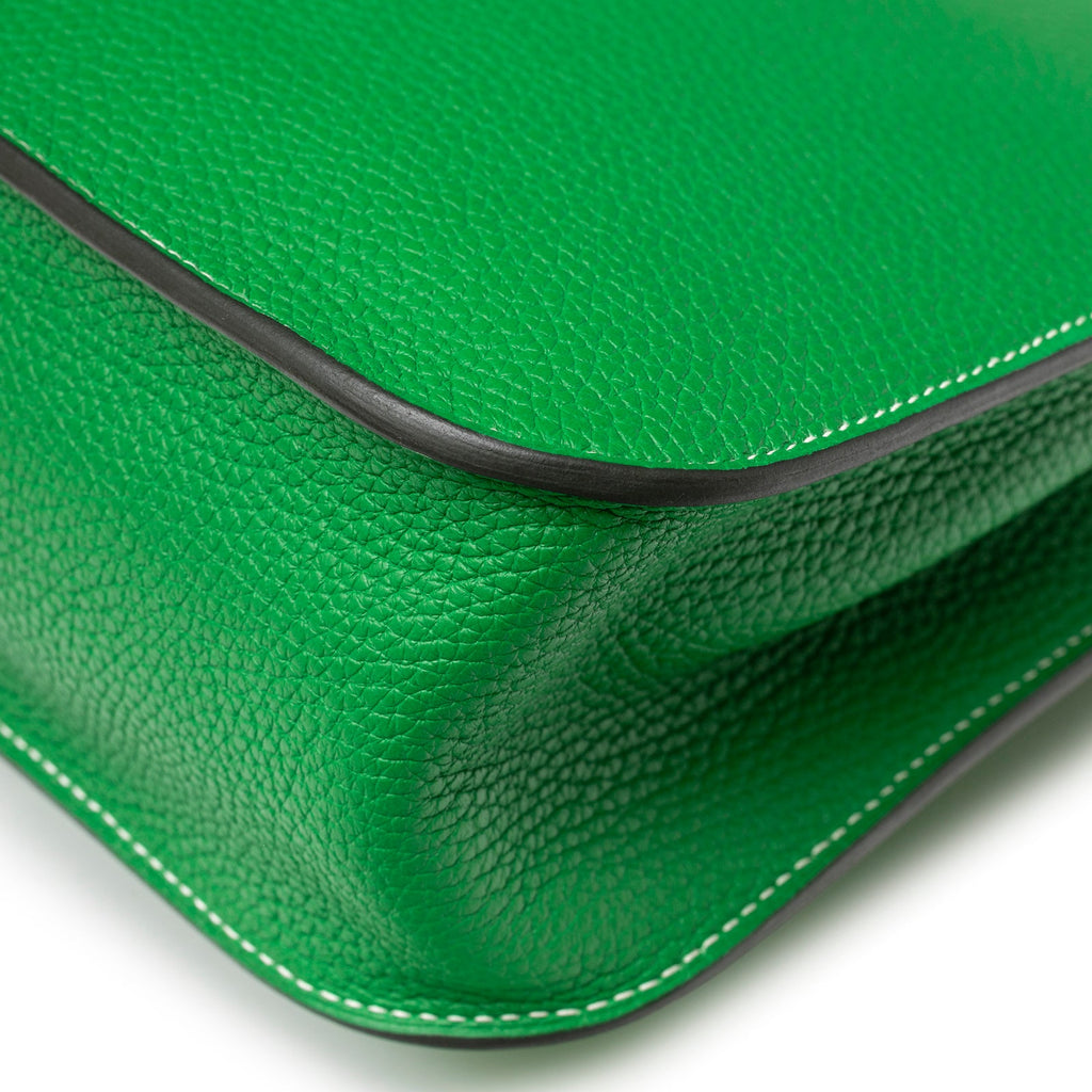 Hermès Halzan 31 Bambou Clemence Palladium Hardware