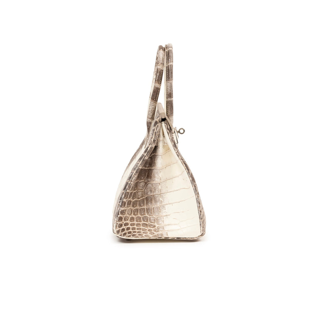 Hermès Himalaya Birkin 30 Matte Niloticus Crocodile Palladium Hardware