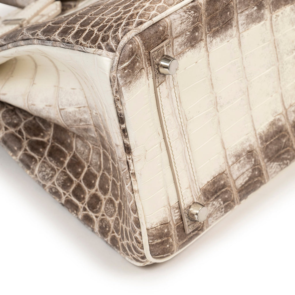 Hermès Himalaya Birkin 30 Matte Niloticus Crocodile Palladium Hardware