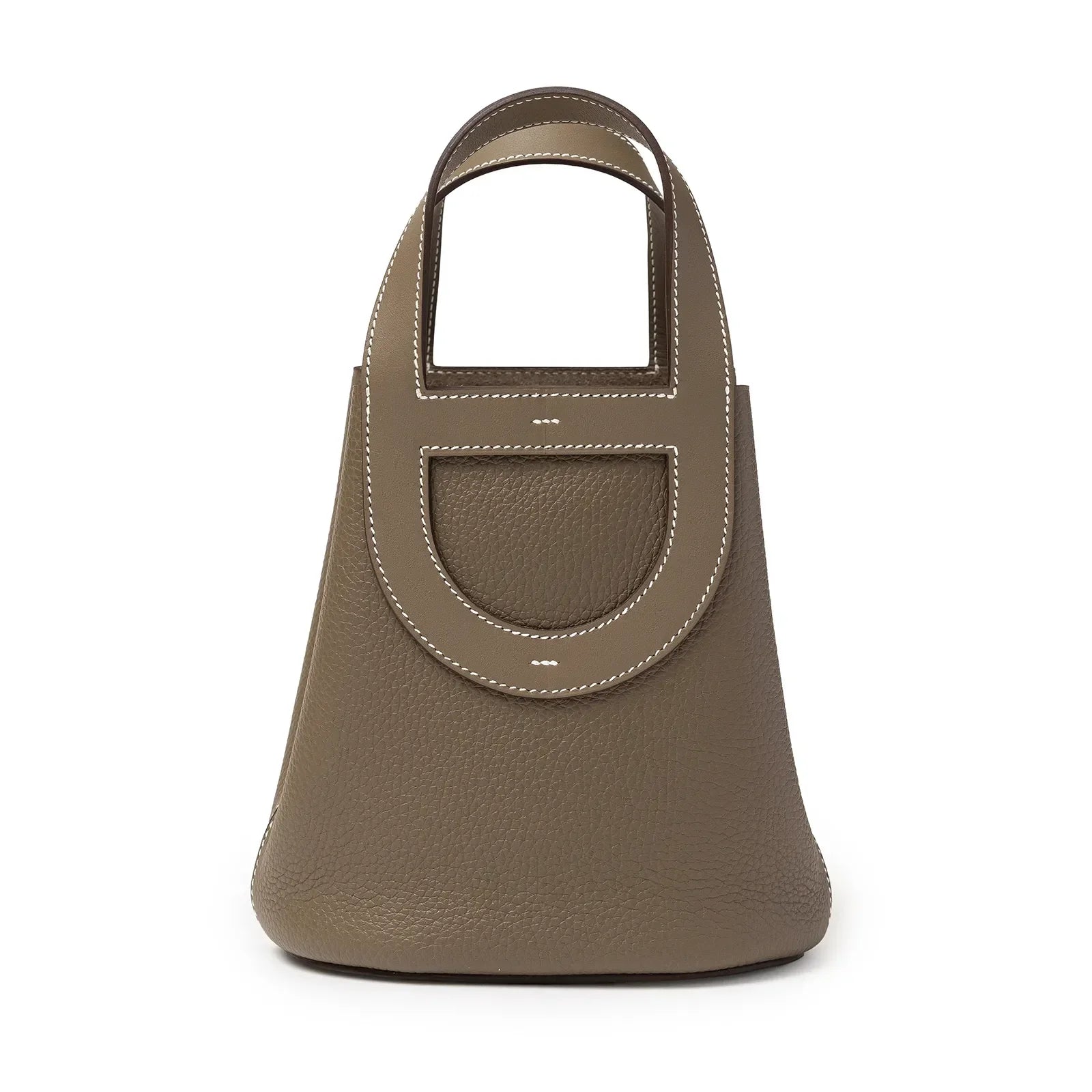 Hermès In-The-Loop 18 Etoupe Clemence and Swift Gold Hardware