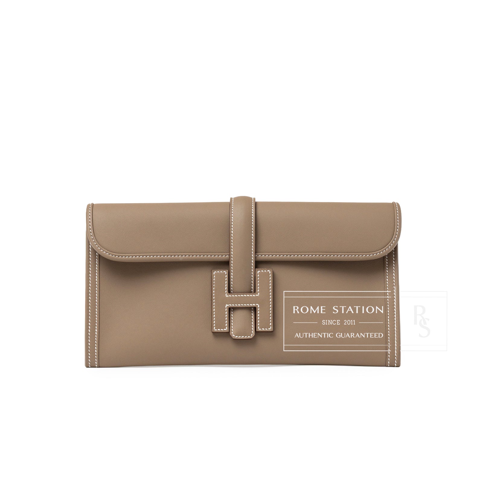 Hermès Jige Elan 29 Clutch Etoupe Swift