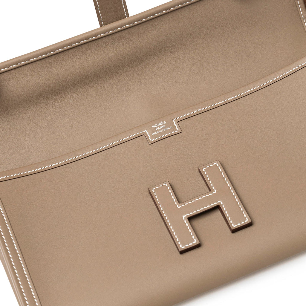 Hermès Jige Elan 29 Clutch Etoupe Swift