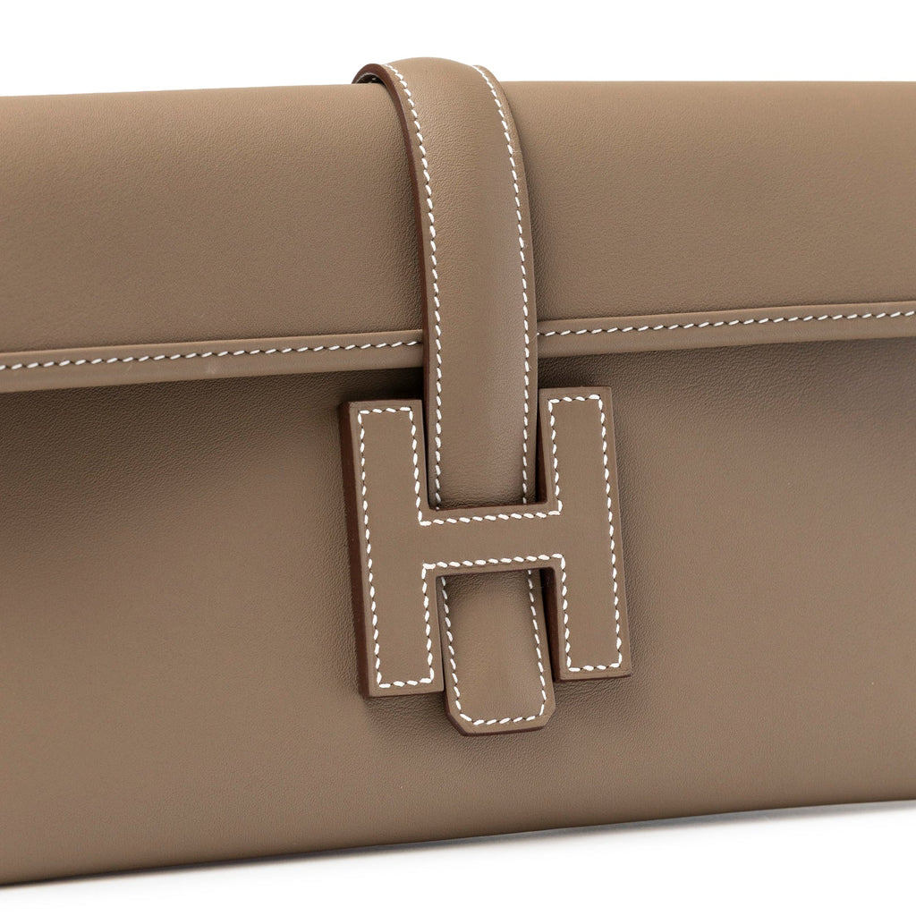 Hermès Jige Elan 29 Clutch Etoupe Swift