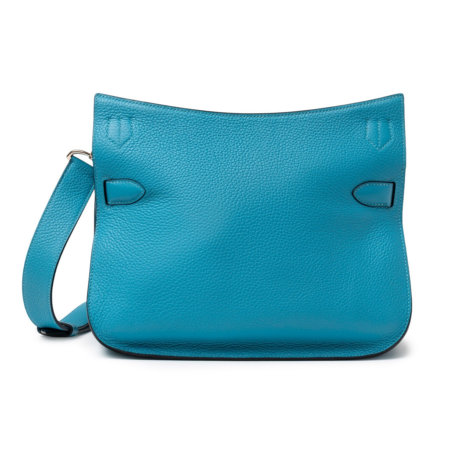 Hermès Jypsiere 31 Turquoise Clemence Palladium Hardware