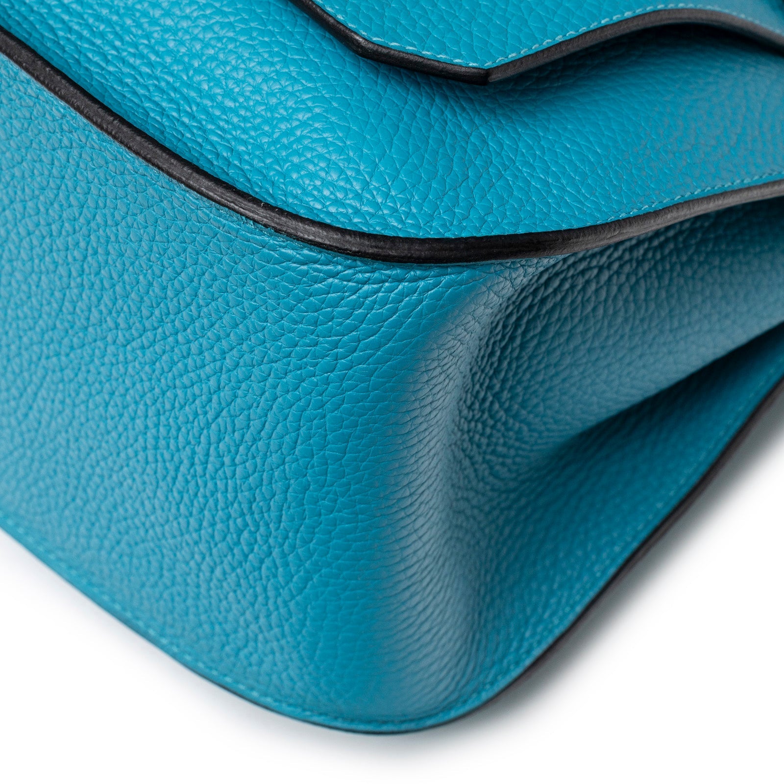 Hermès Jypsiere 31 Turquoise Clemence Palladium Hardware