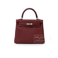 Hermès Kelly 25 Retourne Togo Rouge H Palladium Hardware