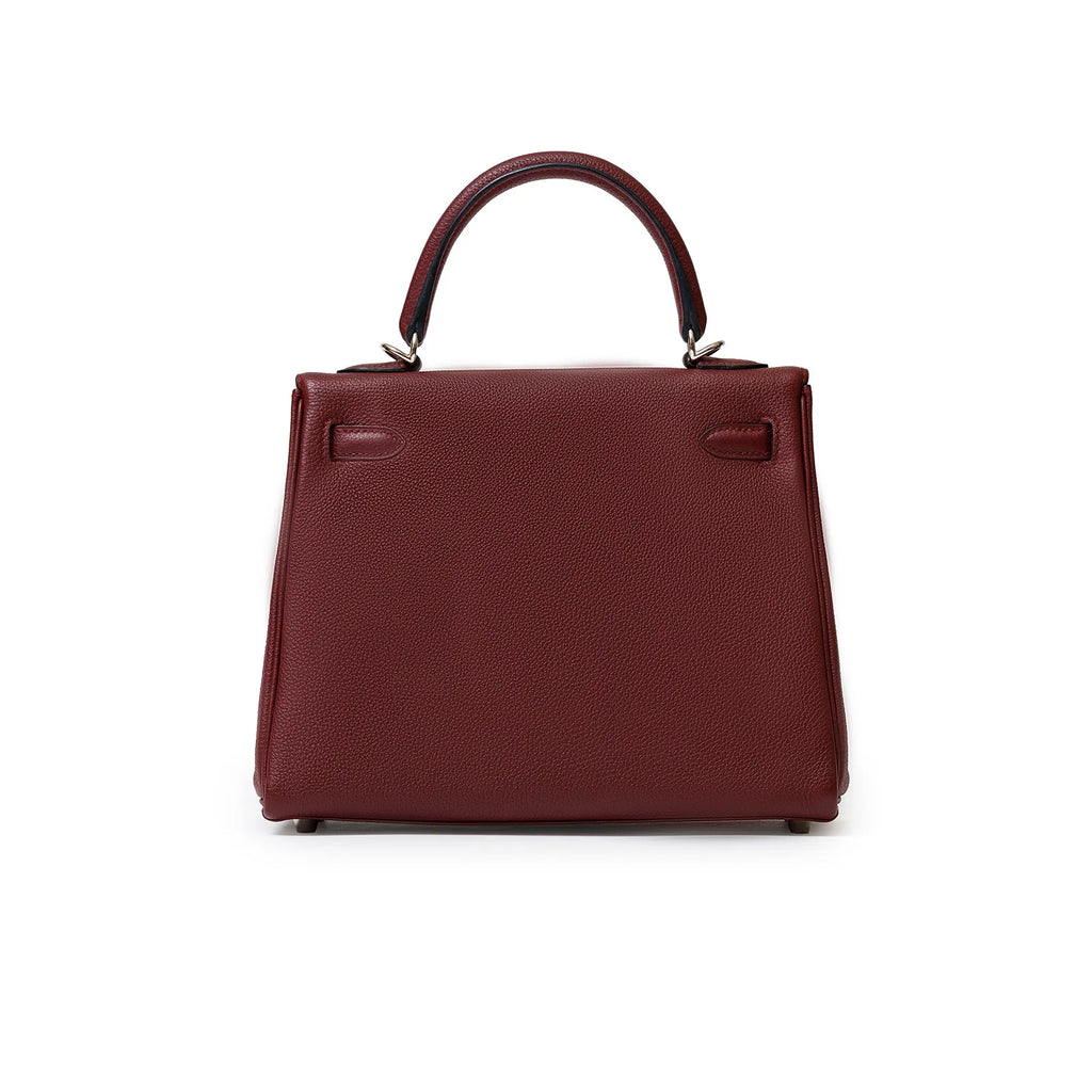 Hermès Kelly 25 Retourne Togo Rouge H Palladium Hardware