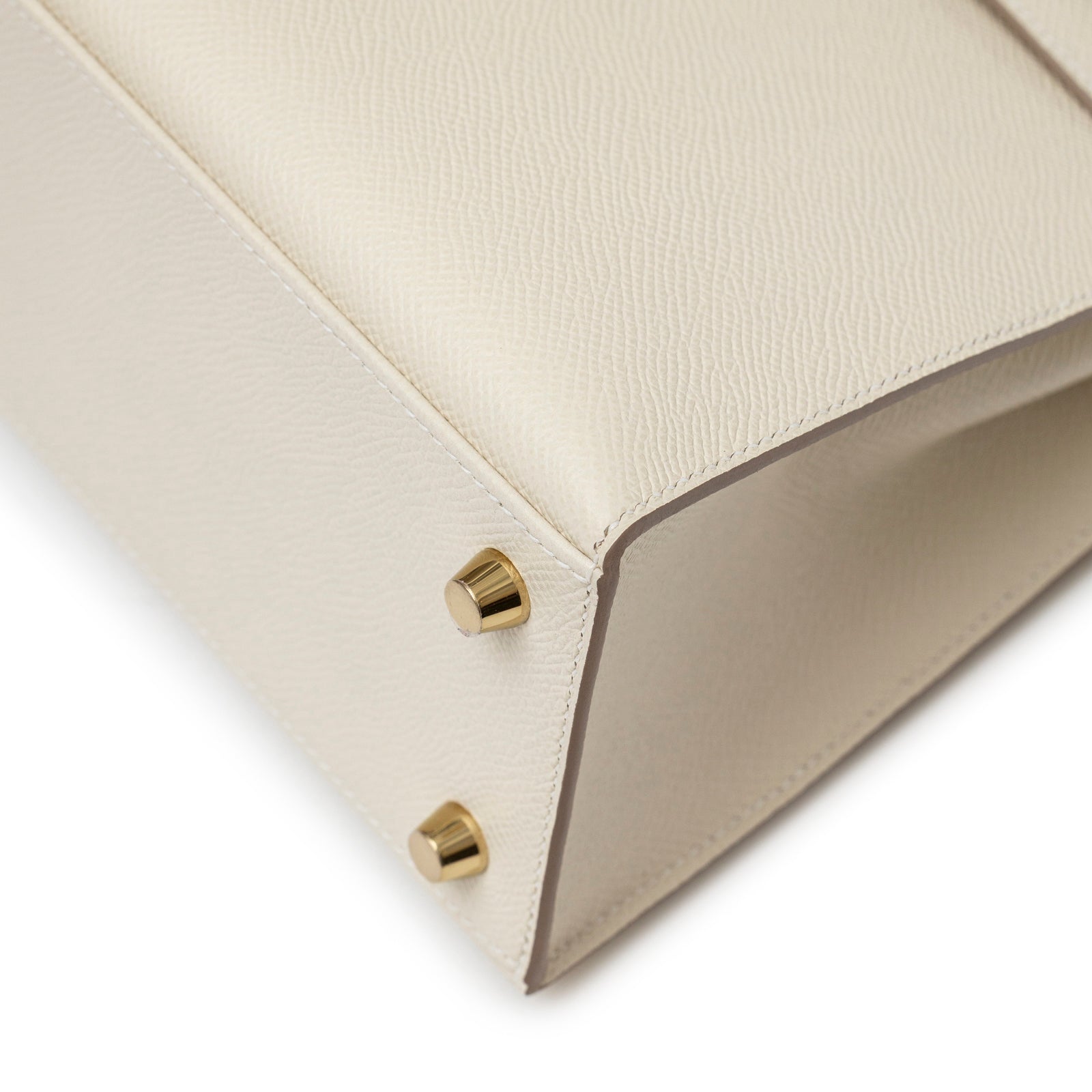 Hermès Kelly 25 Sellier Epsom Craie Permabrass Hardware