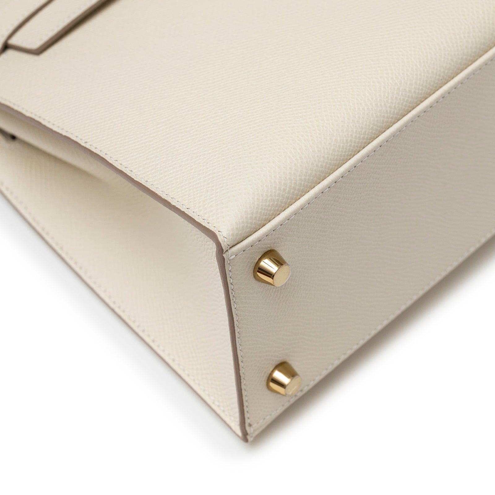 Hermès Kelly 25 Sellier Epsom Craie Permabrass Hardware