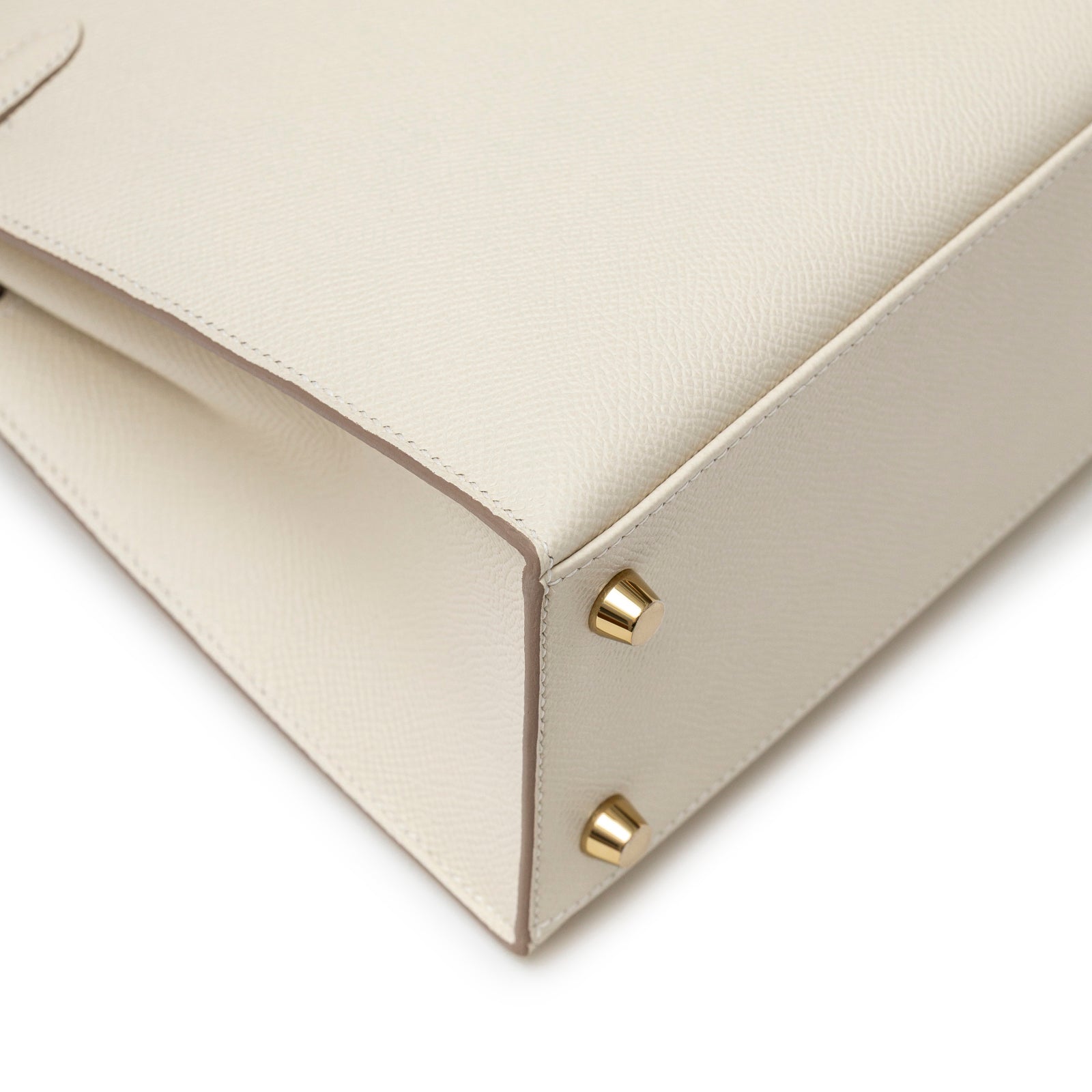 Hermès Kelly 25 Sellier Epsom Craie Permabrass Hardware