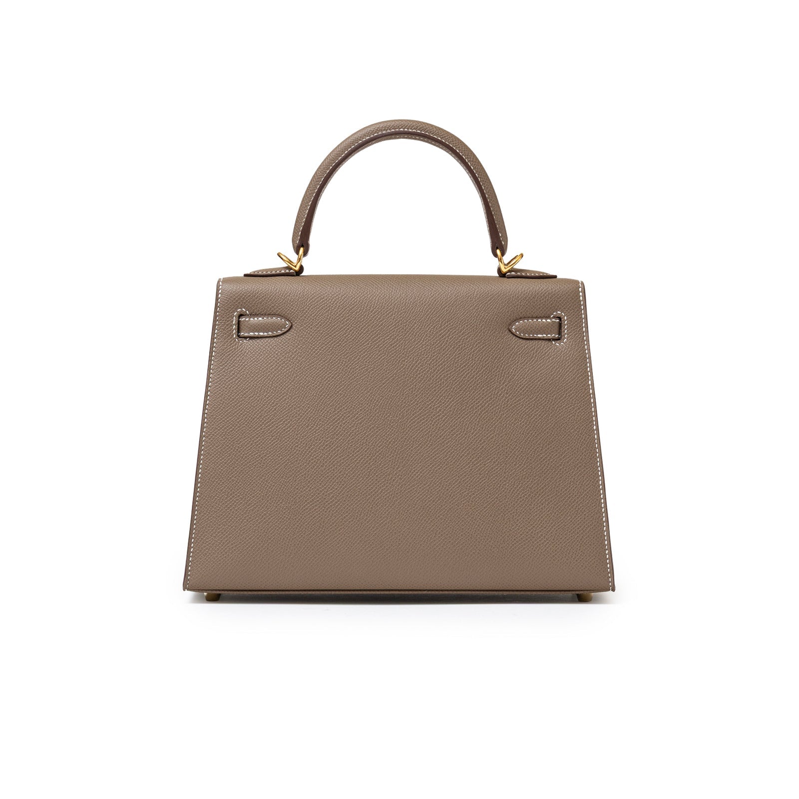 Hermès Kelly 25 Sellier Etoupe Epsom Gold Hardware
