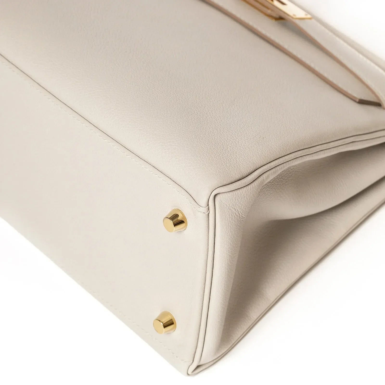 Hermès Kelly 28 Gris Perle Evercolor Gold Hardware