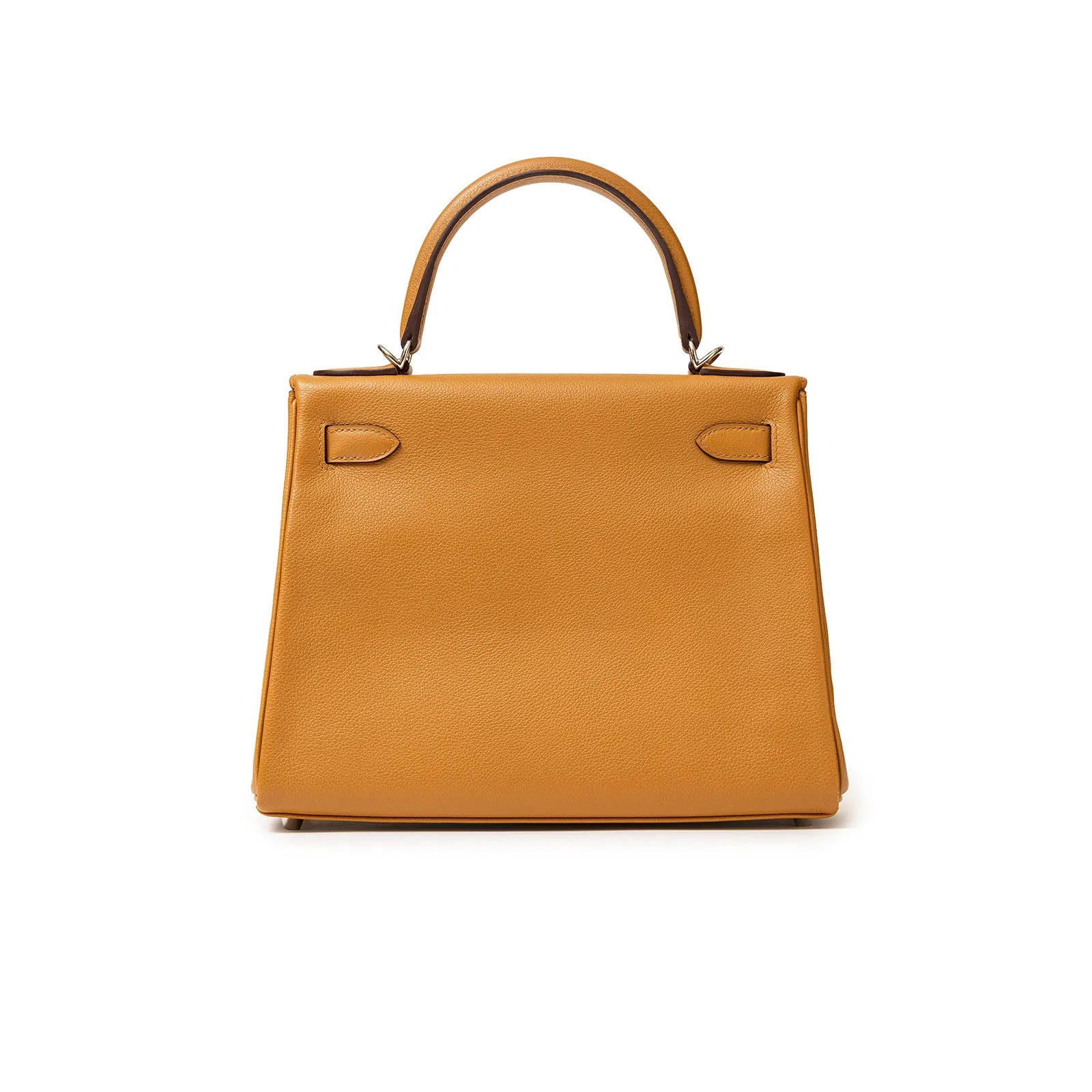 Hermès Kelly 28  Retourne Caramel/Rose D'Ete Evercolor Palladium Hardware