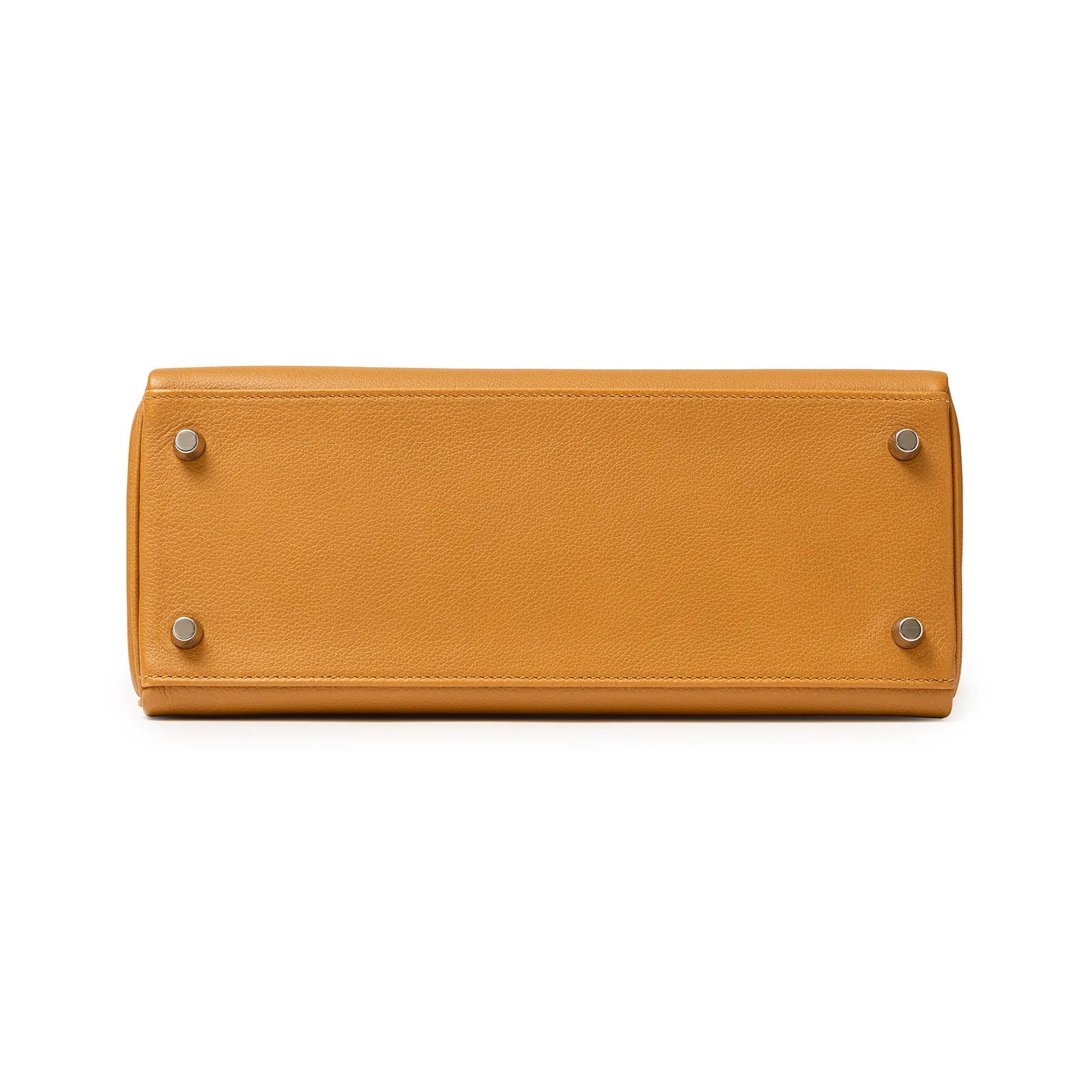 Hermès Kelly 28  Retourne Caramel/Rose D'Ete Evercolor Palladium Hardware