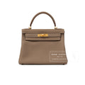 Hermès Kelly 28 Retourne Etoupe Togo Gold Hardware