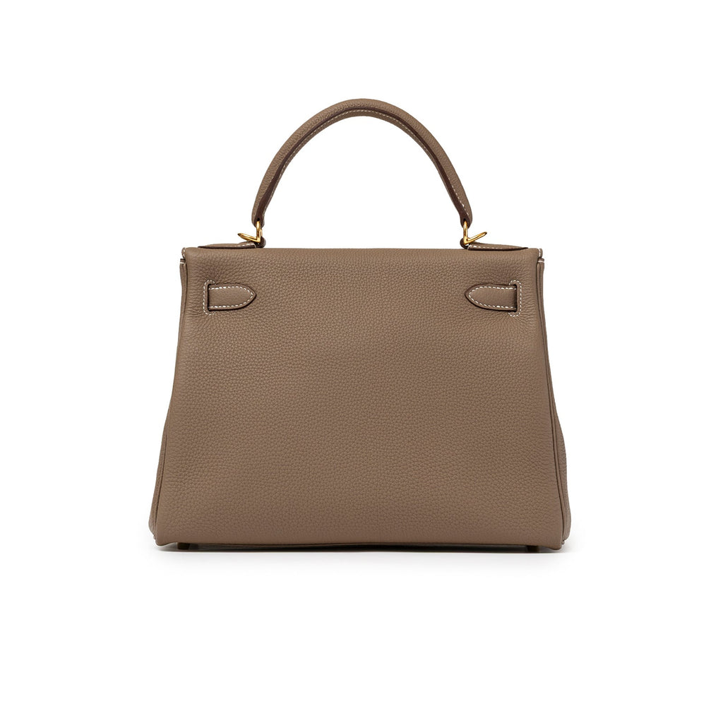 Hermès Kelly 28 Retourne Etoupe Togo Gold Hardware