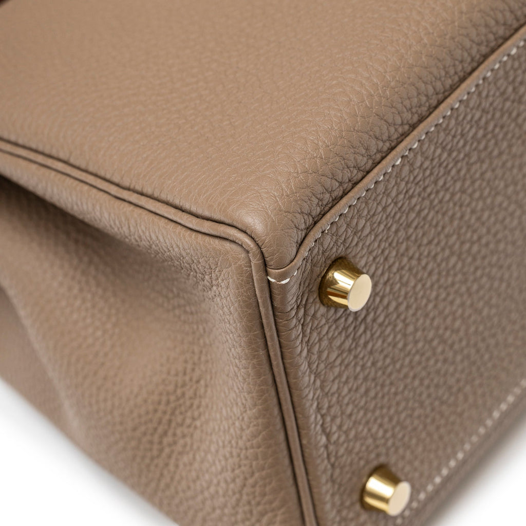 Hermès Kelly 28 Retourne Etoupe Togo Gold Hardware