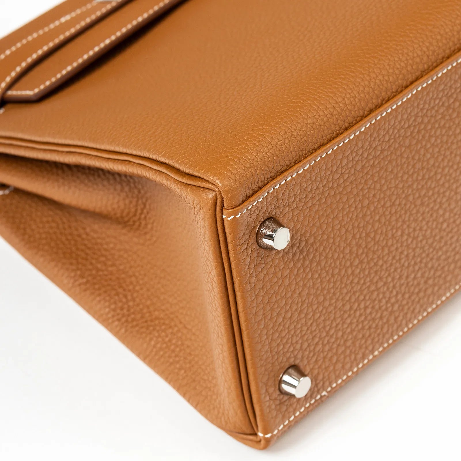 Hermès Kelly 28 Retourne Gold Togo Palladium Hardware
