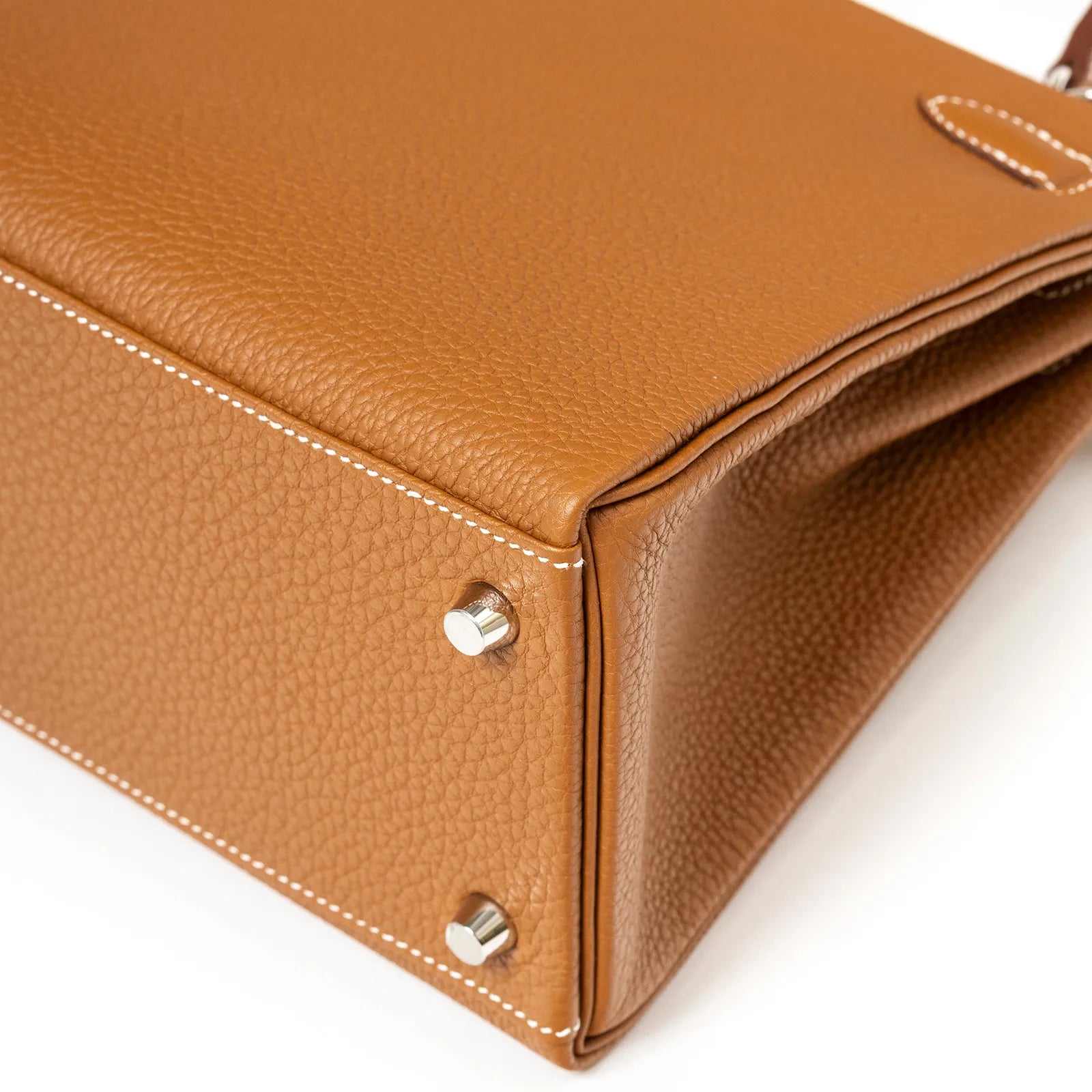 Hermès Kelly 28 Retourne Gold Togo Palladium Hardware
