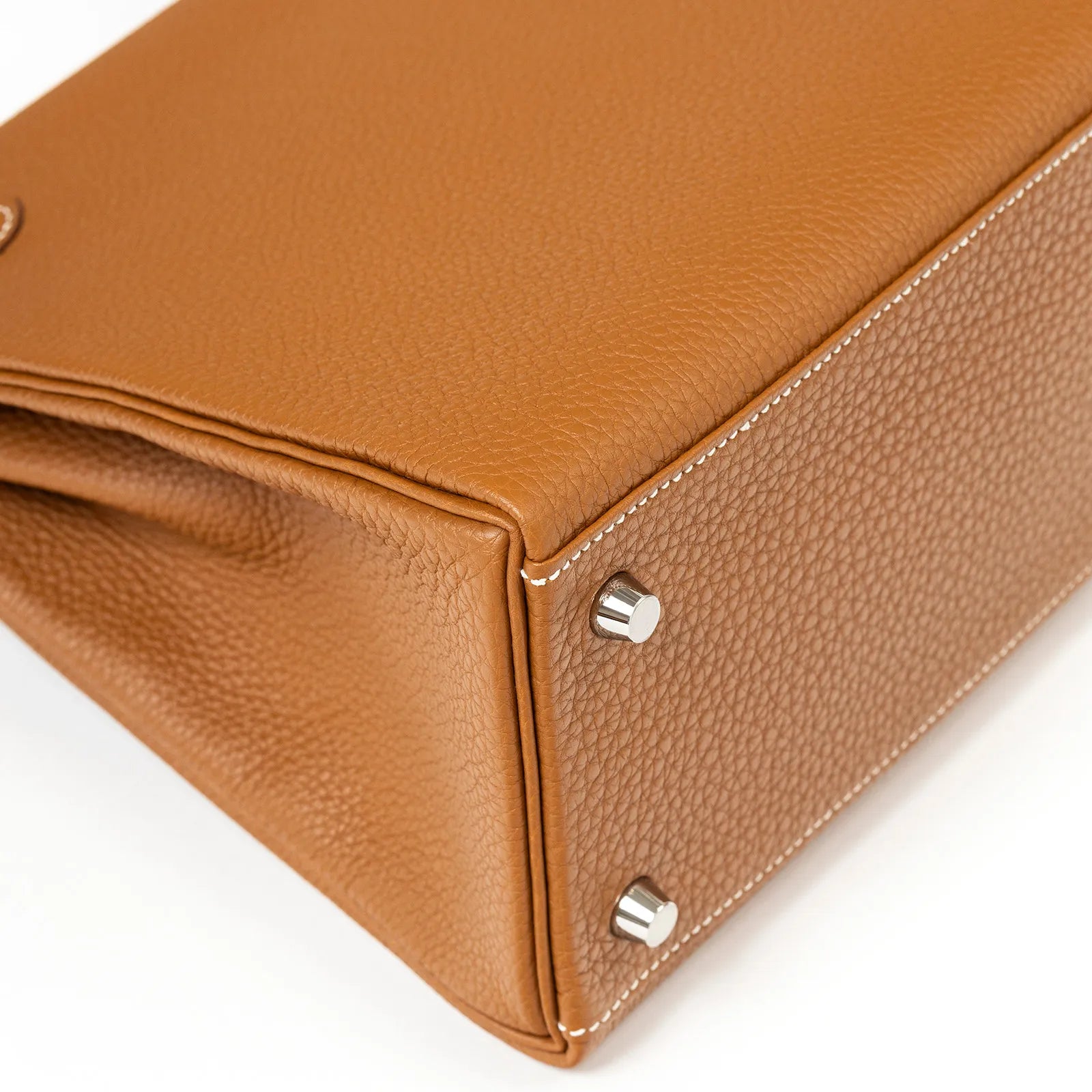 Hermès Kelly 28 Retourne Gold Togo Palladium Hardware