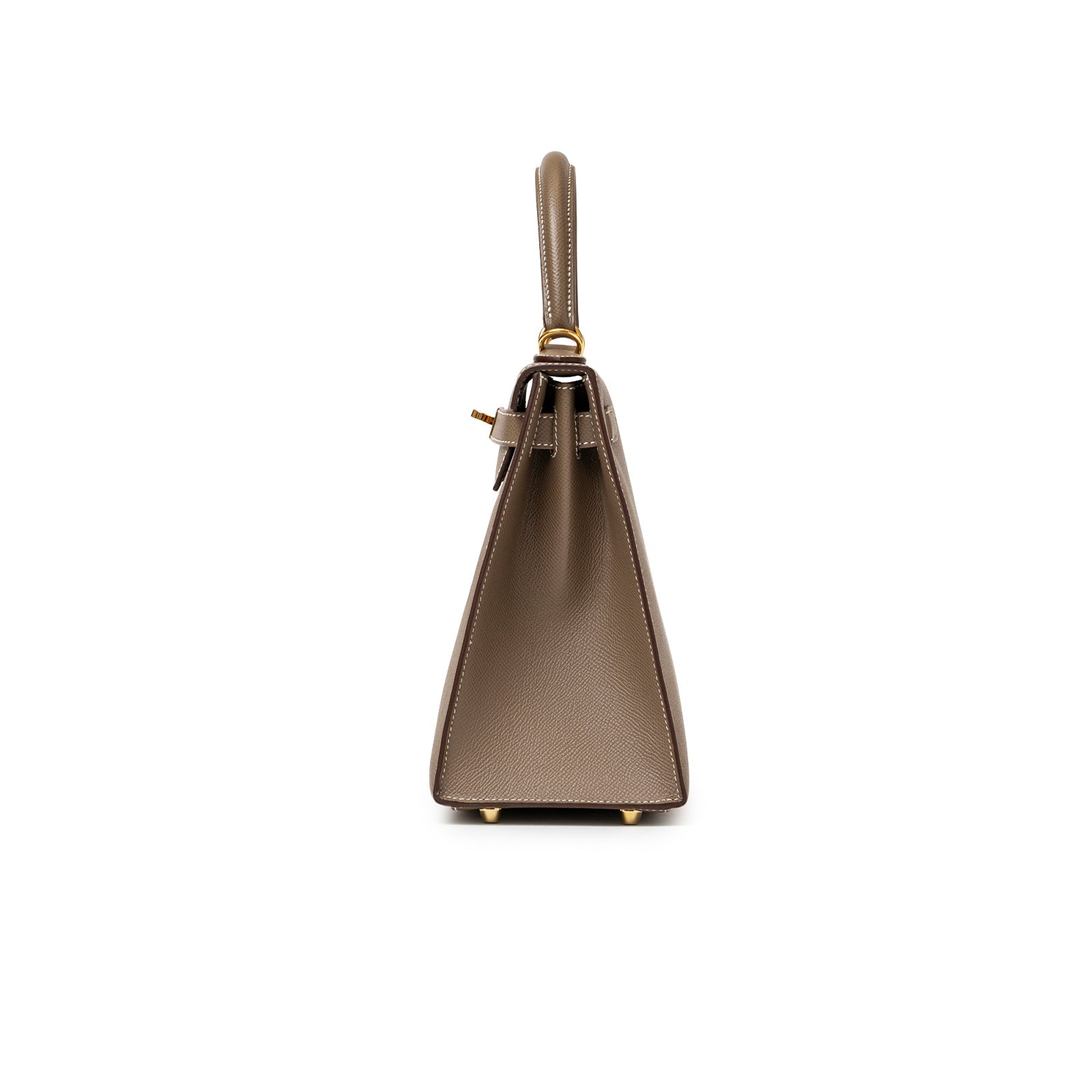 Hermès Kelly 28 Sellier Etoupe Epsom Gold hardware