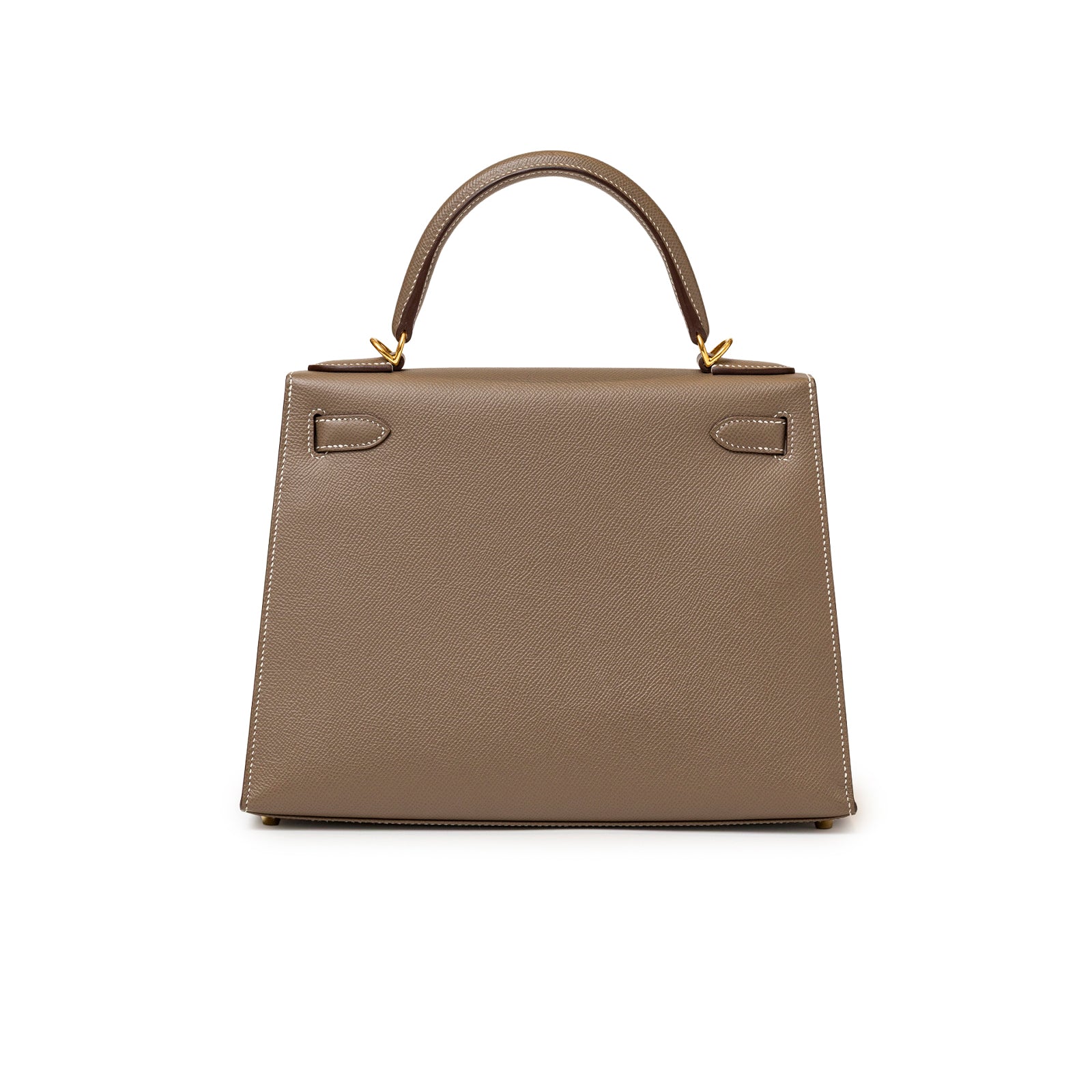 Hermès Kelly 28 Sellier Etoupe Epsom Gold hardware
