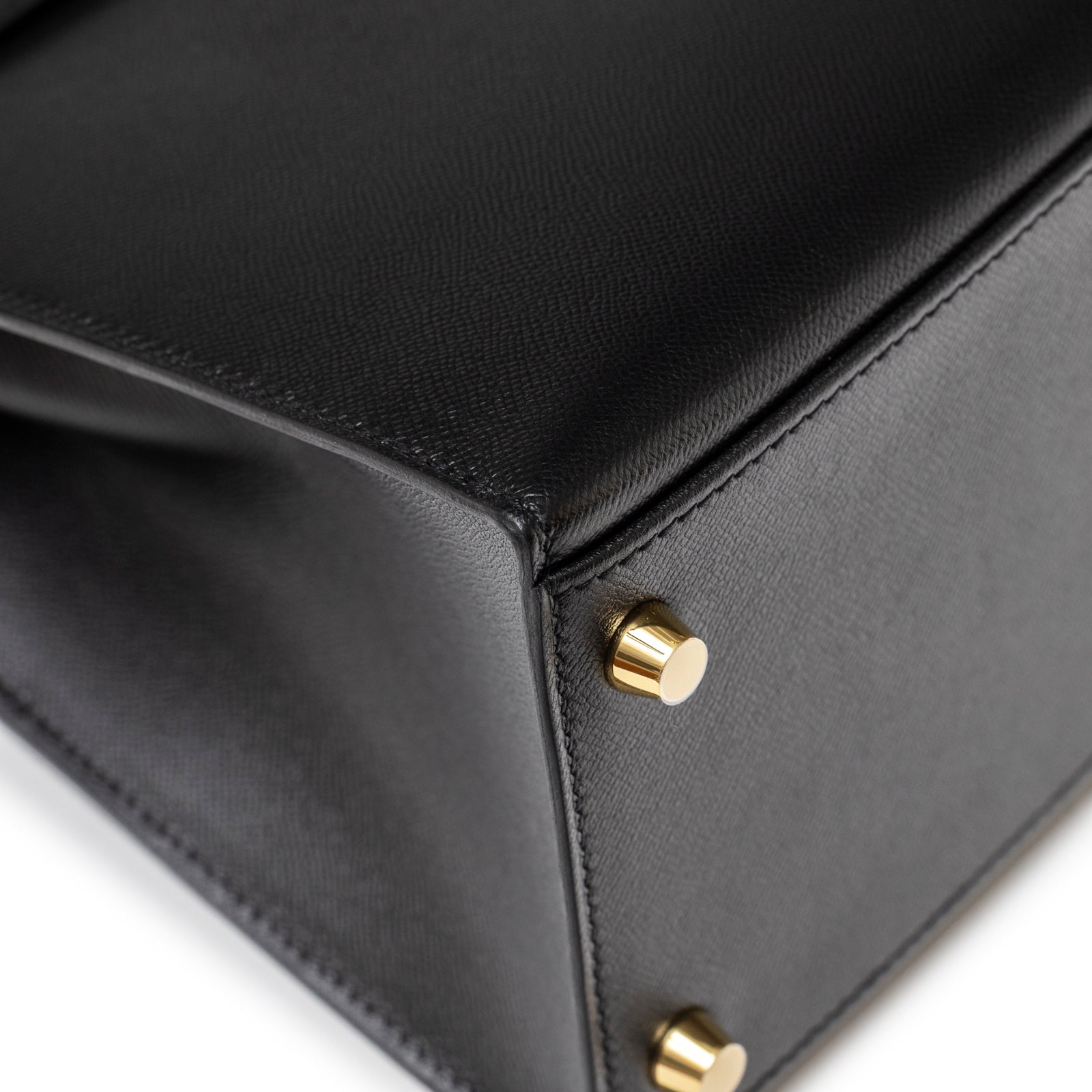 Hermès Kelly 28 Sellier Touch Black Madame Shiny Niloticus Crocodile Gold Hardware