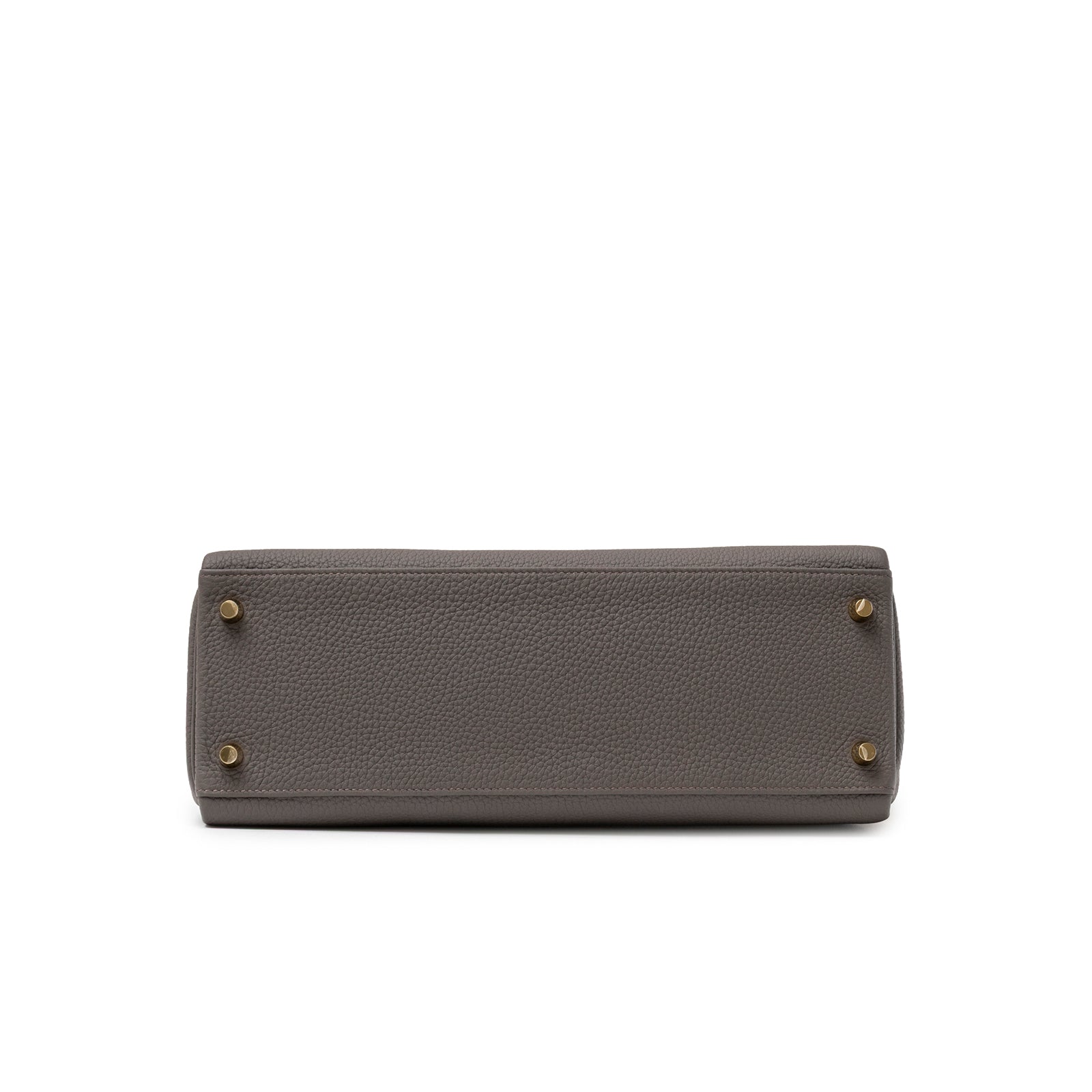 Hermès Kelly 32 Retourne Etain Togo Gold Hardware