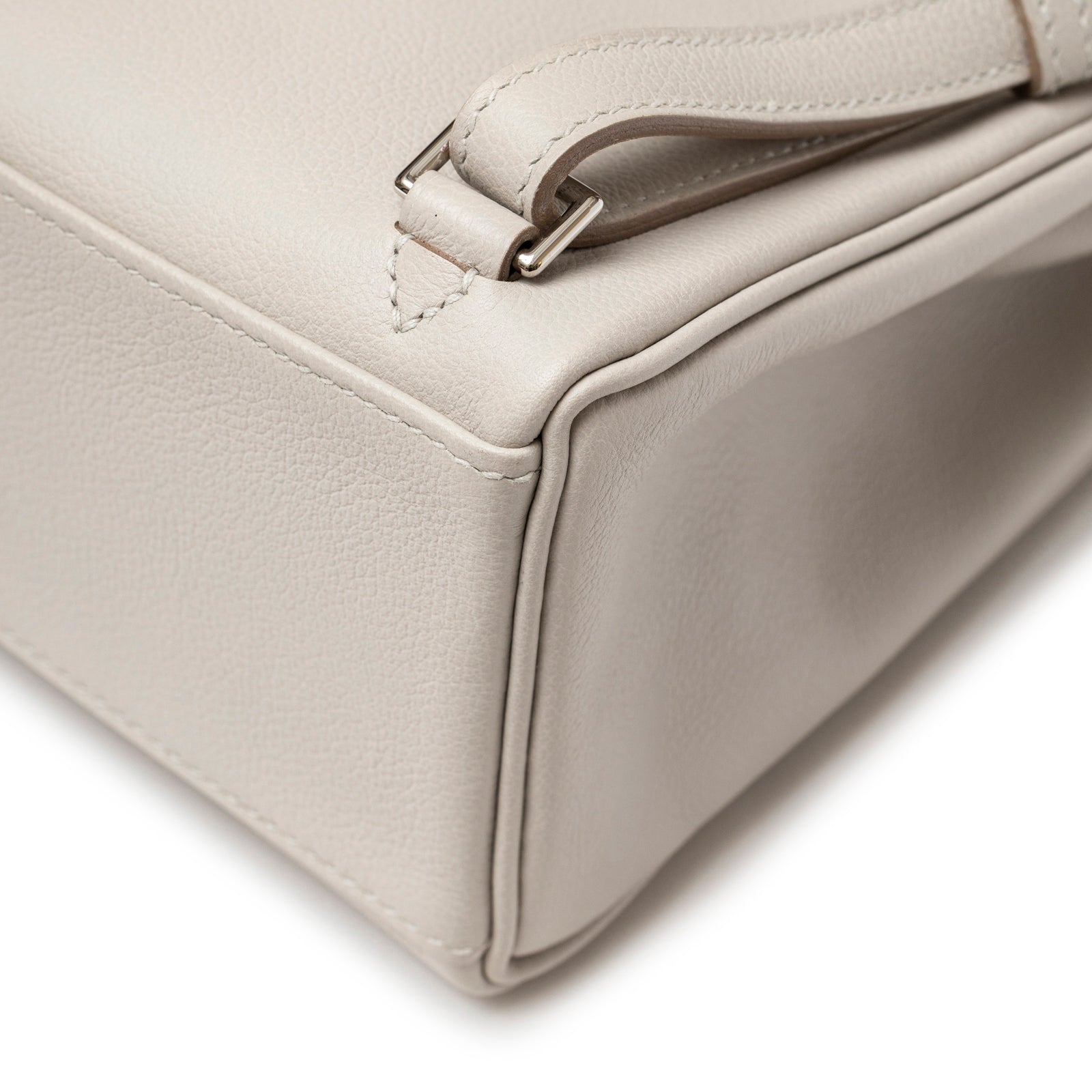Hermès Kelly Ado Backpack Gris Perle Evercolor Palladium Hardware