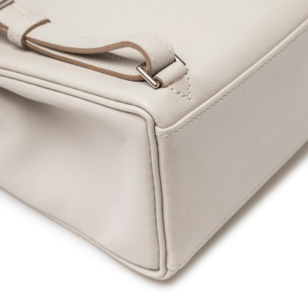 Hermès Kelly Ado Backpack Gris Perle Evercolor Palladium Hardware