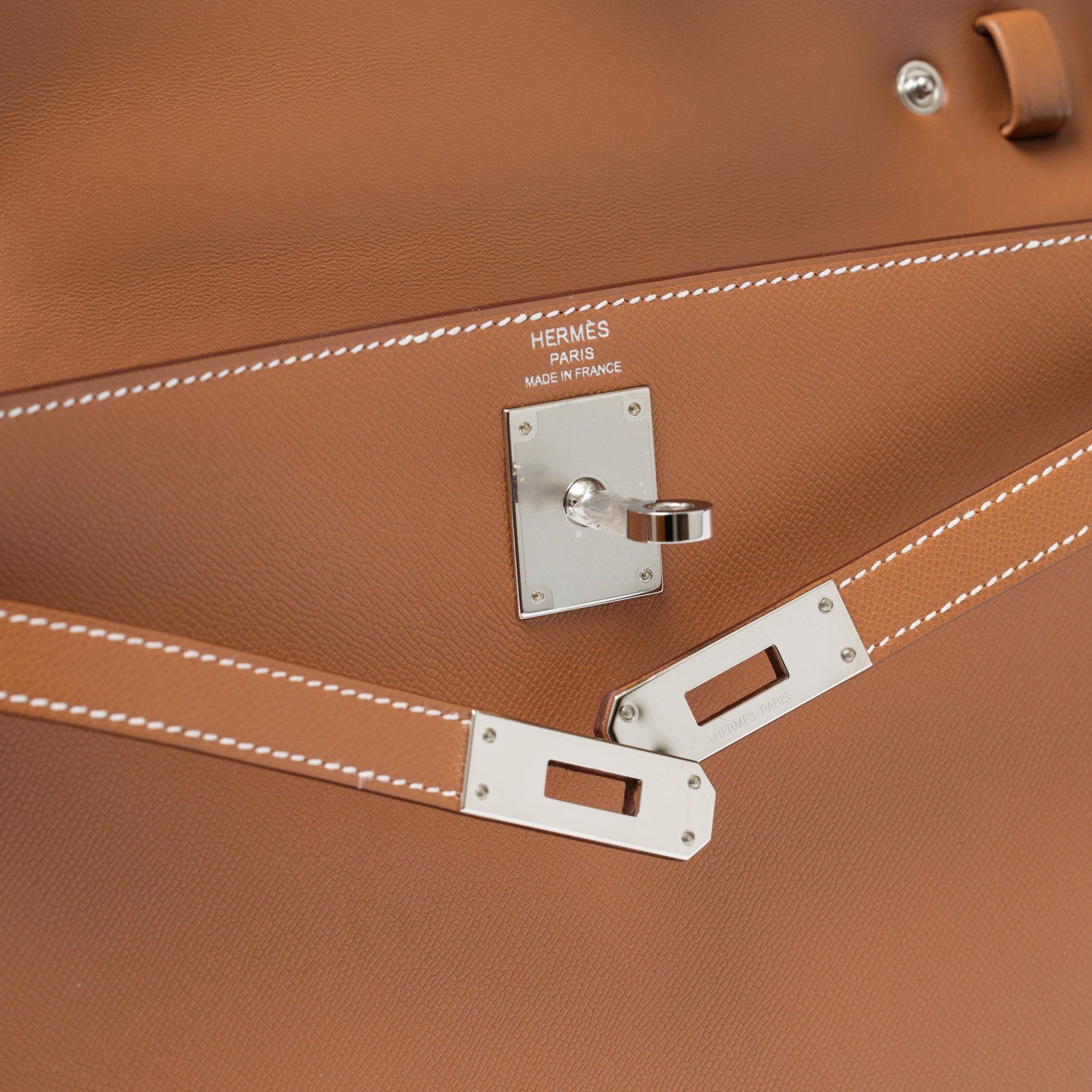 Hermès Kelly Elan Gold Madame Palladium Hardware