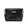 Hermès Kelly Messenger PM Black Evergrain Palladium Hardware