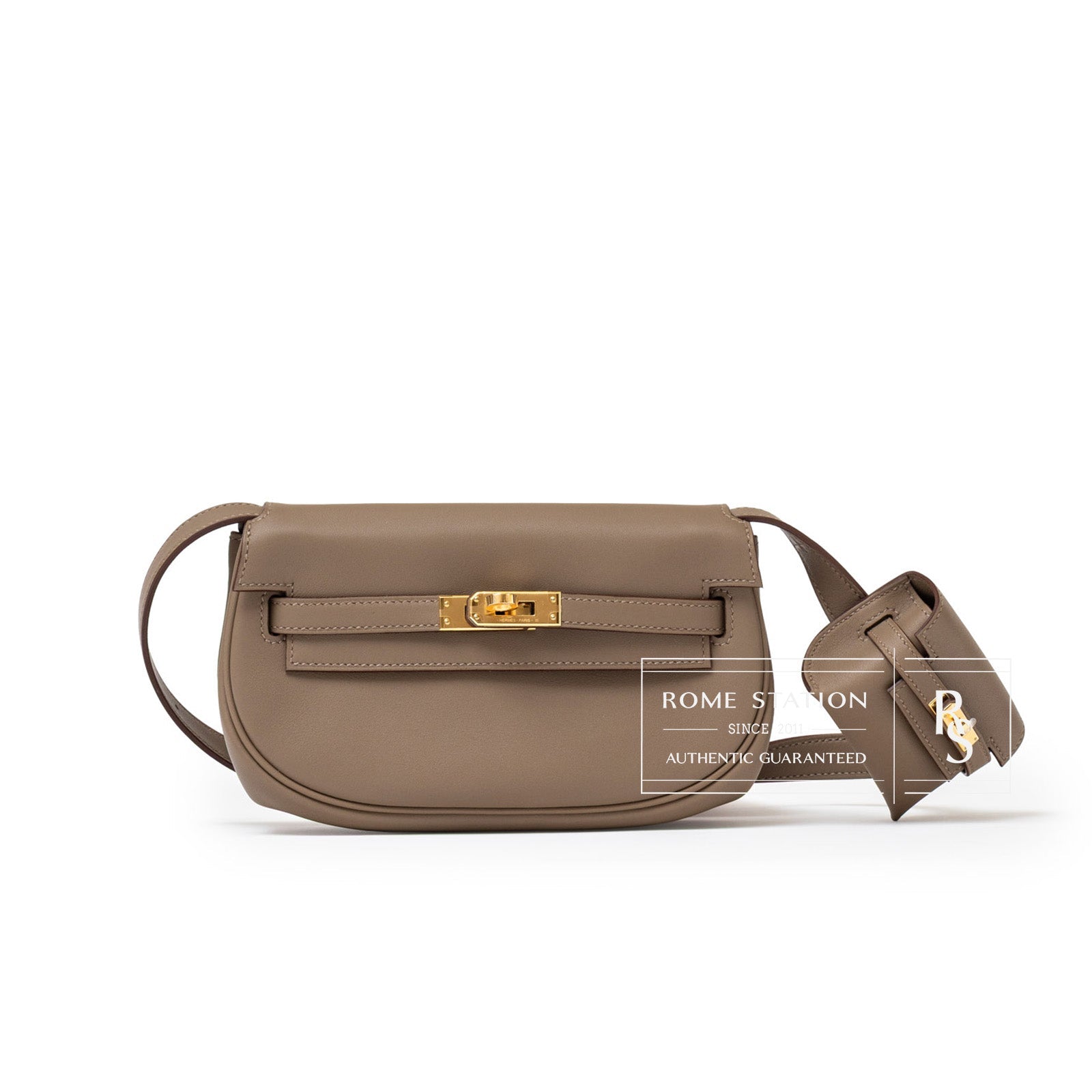 Hermès Kelly Moove Etoupe Swift Gold Hardware