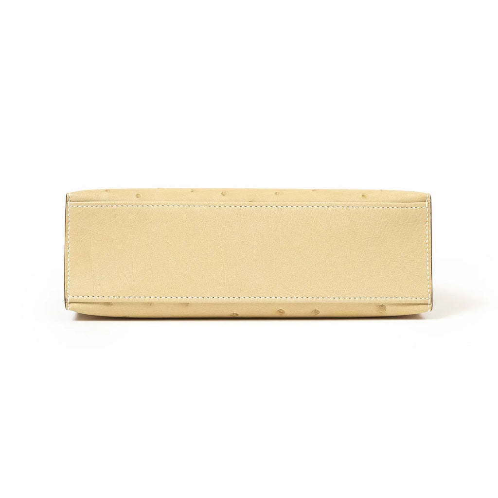 Hermès Kelly Pochette Trench Ostrich Gold Hardware