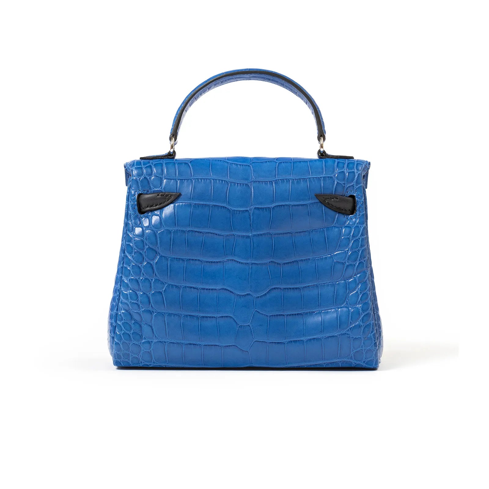Hermès Kelly Quelle Idole Doll Bag AB Blue Zellige/Blue Indigo Palladium Hardware
