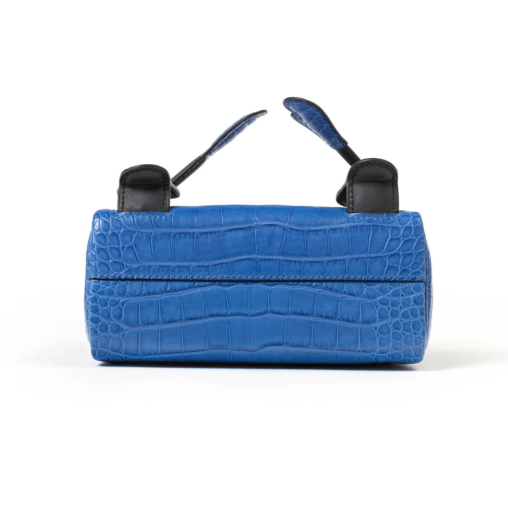 Hermès Kelly Quelle Idole Doll Bag AB Blue Zellige/Blue Indigo Palladium Hardware
