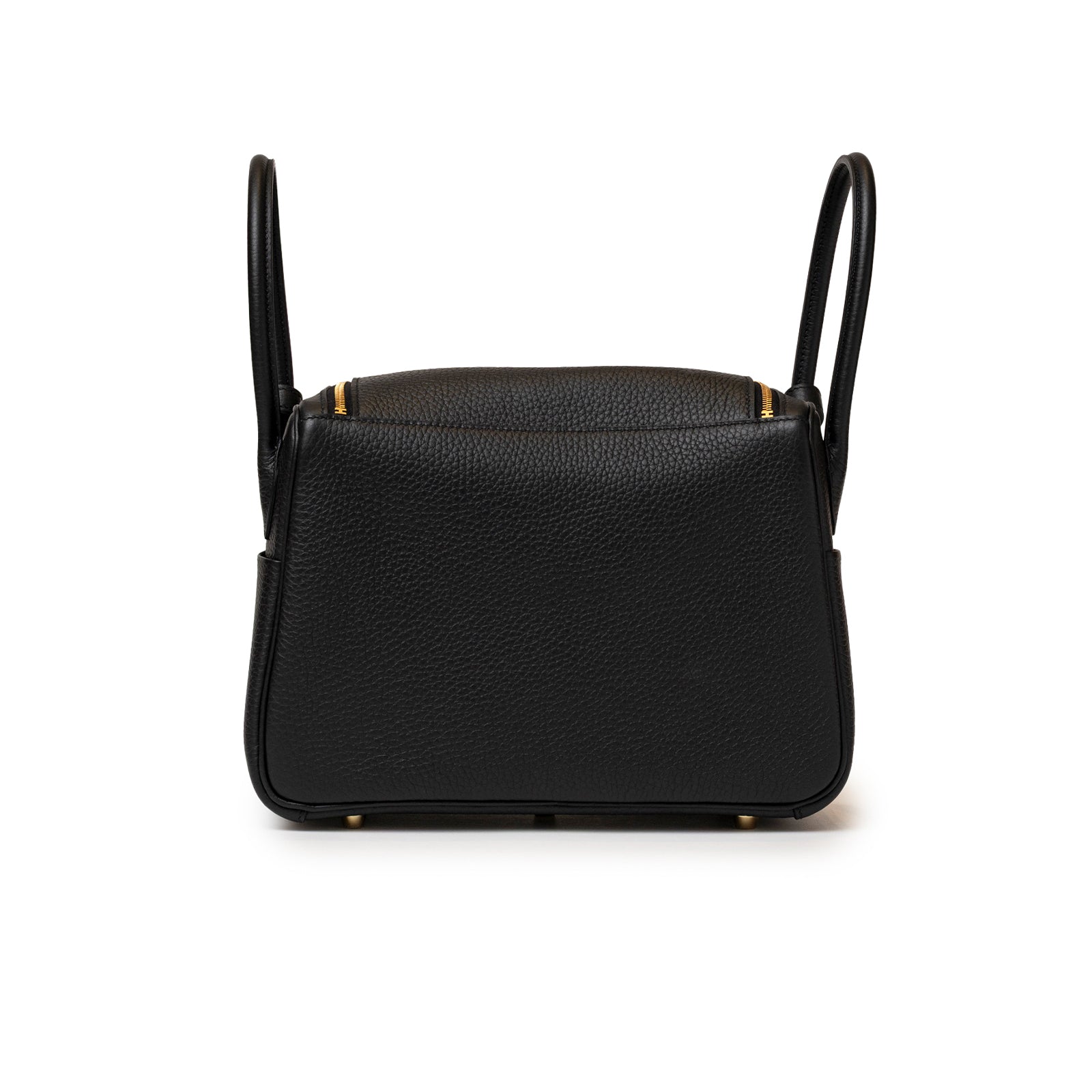 Hermès Lindy 26 Black Clemence Gold Hardware