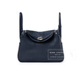 Hermès Lindy 26 Blue Nuit Clemence Palladium Hardware