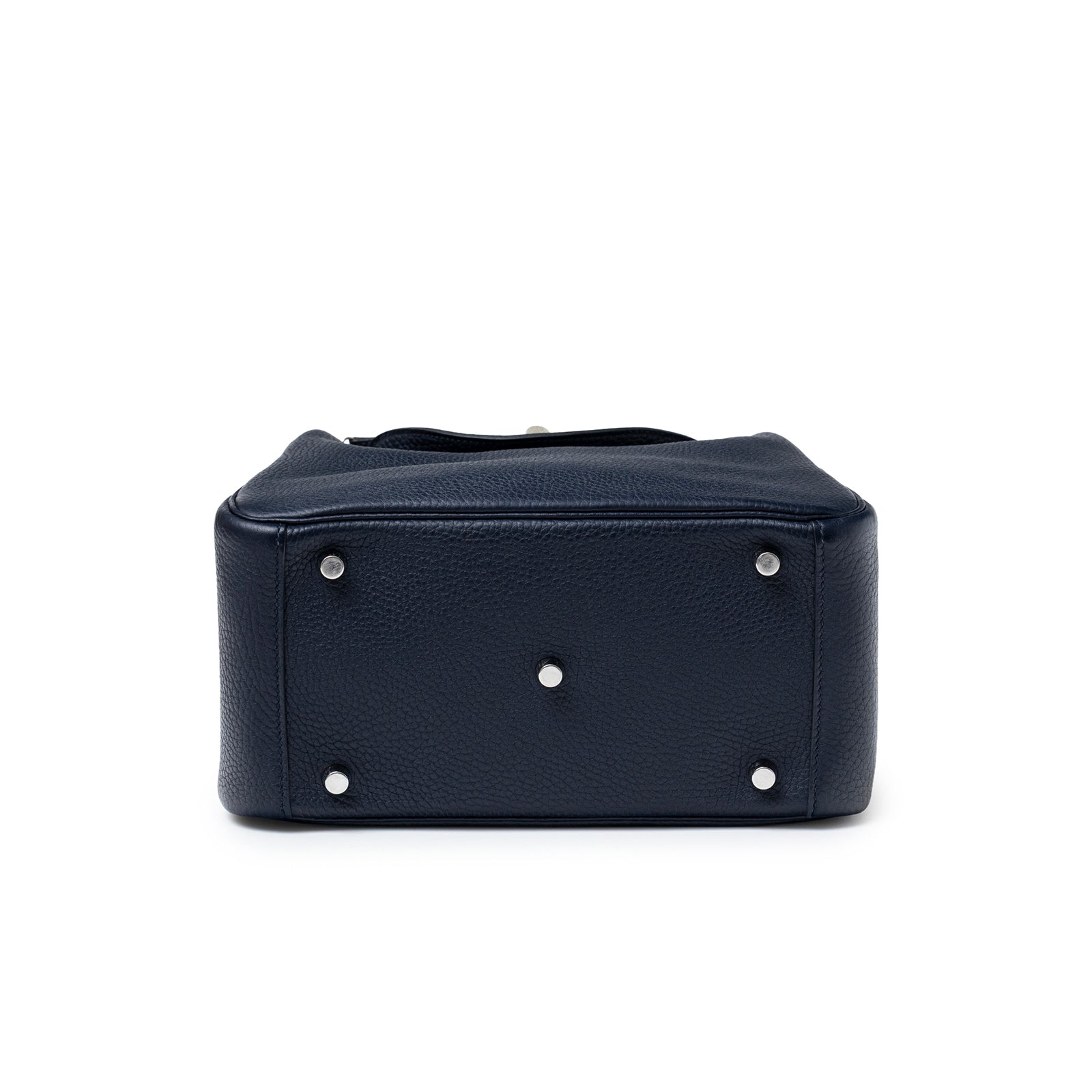 Hermès Lindy 26 Blue Nuit Clemence Palladium Hardware