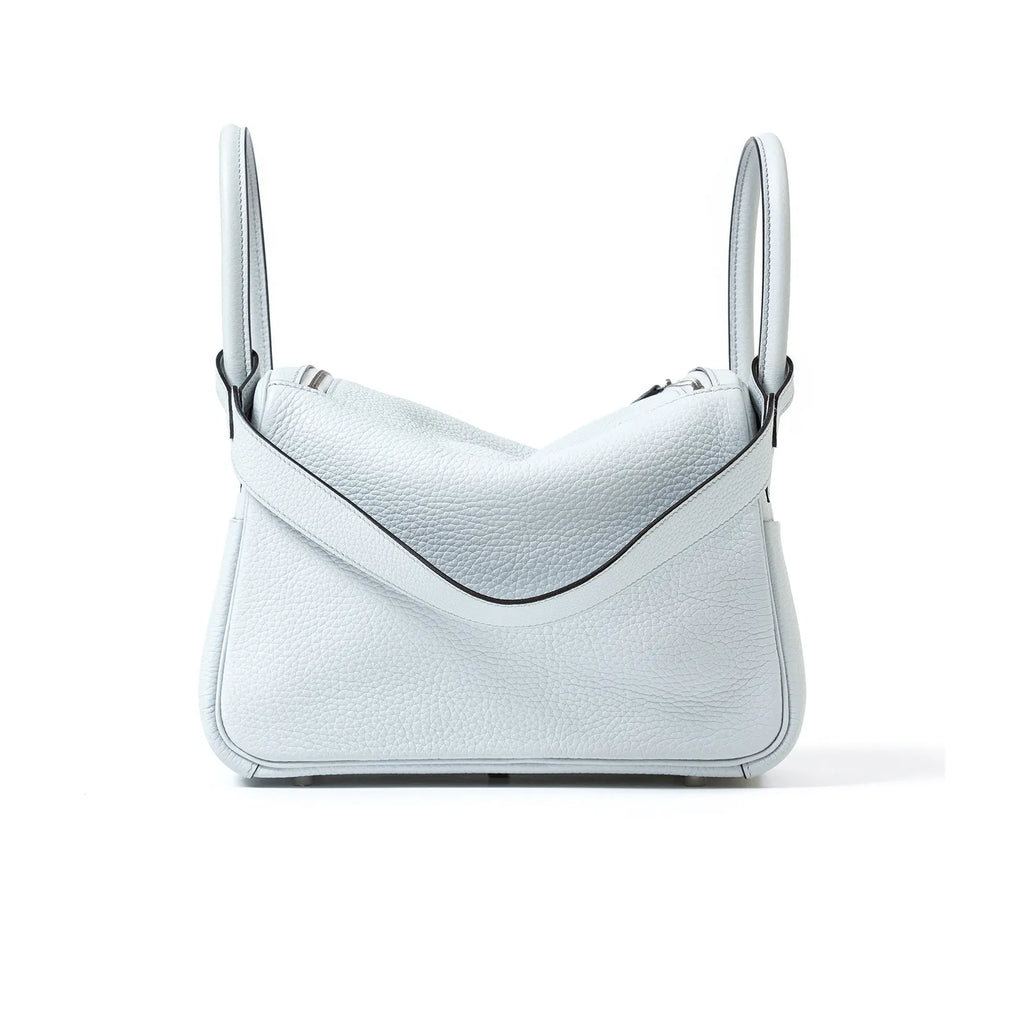 Hermès Lindy 26 Blue Pale Clemence Palladium Hardware