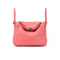 Hermès Lindy 26 Rose Azelee Evercolor Palladium Hardware