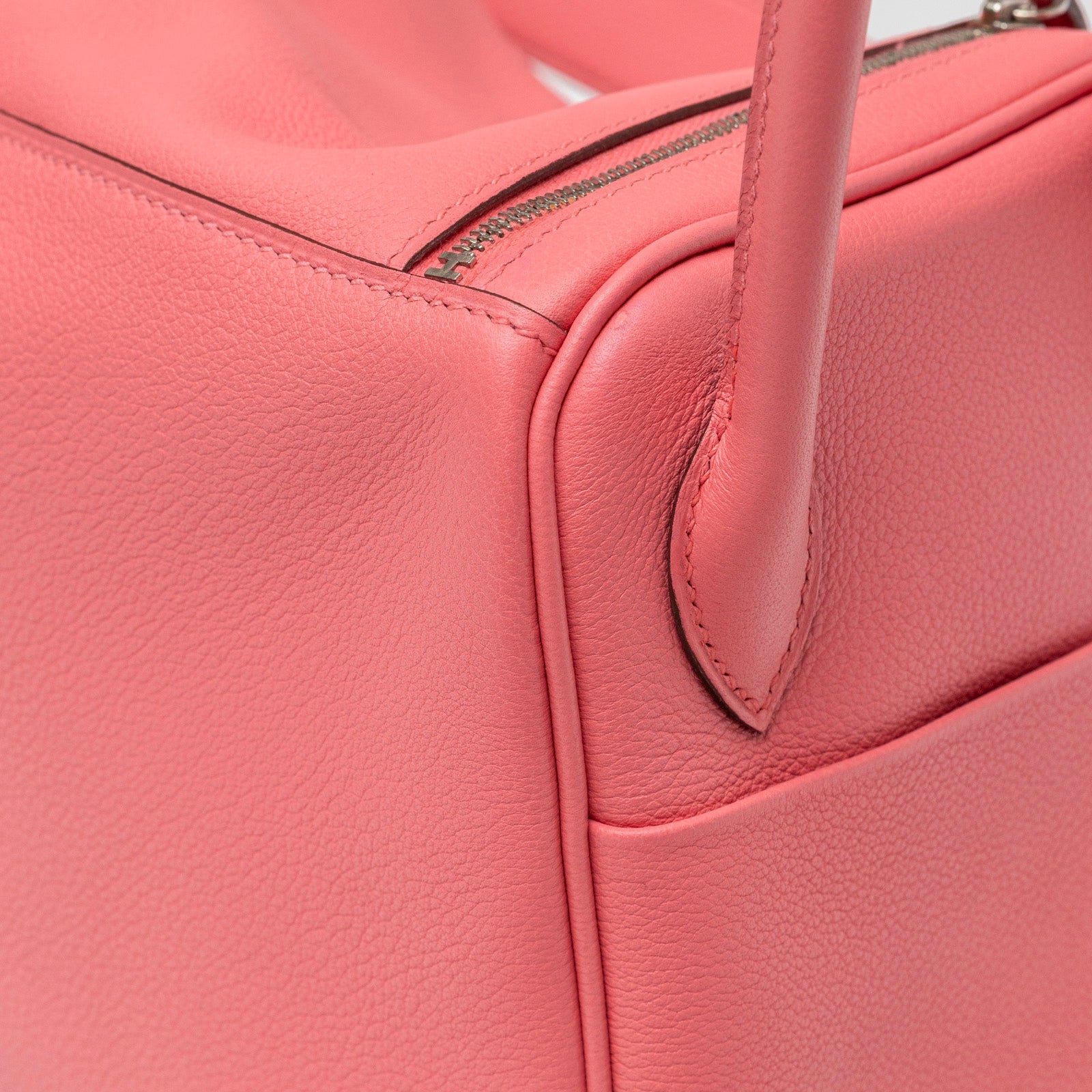 Hermès Lindy 26 Rose Azelee Evercolor Palladium Hardware