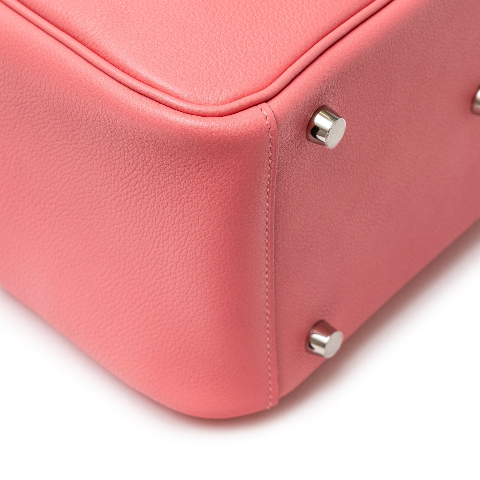 Hermès Lindy 26 Rose Azelee Evercolor Palladium Hardware