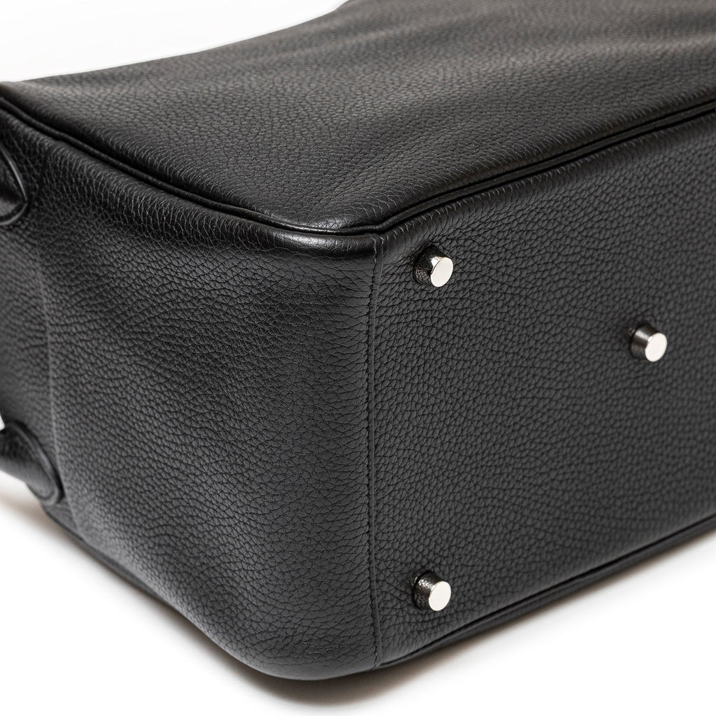Hermès Lindy 30 Black Clemence Palladium Hardware