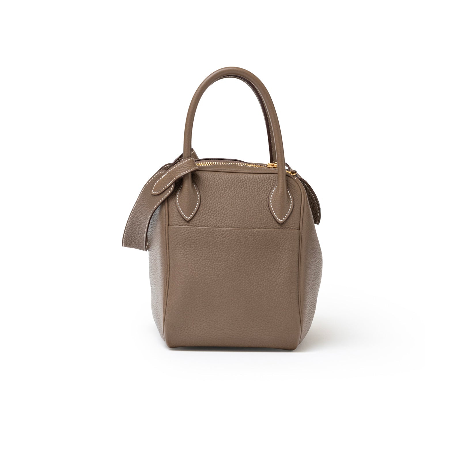 Hermès Lindy 30 Etoupe Clemence Gold Hardware