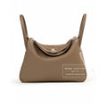 Hermès Lindy 30 Etoupe Clemence Palladium Hardware