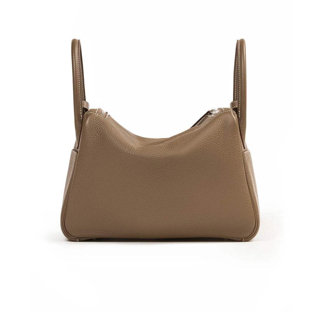 Hermès Lindy 30 Etoupe Clemence Palladium Hardware