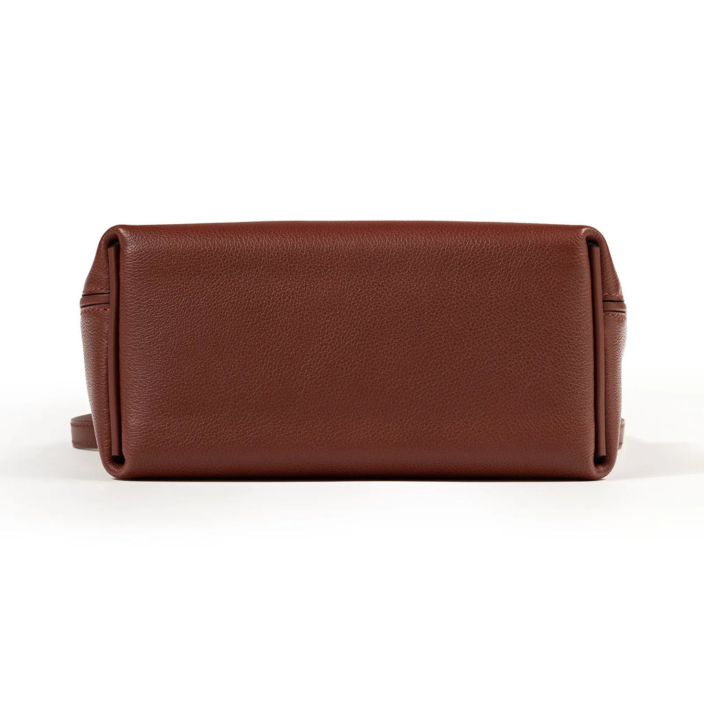 Hermès Mini 24/24 21 Rouge H Evercolor and Swift Gold Hardware