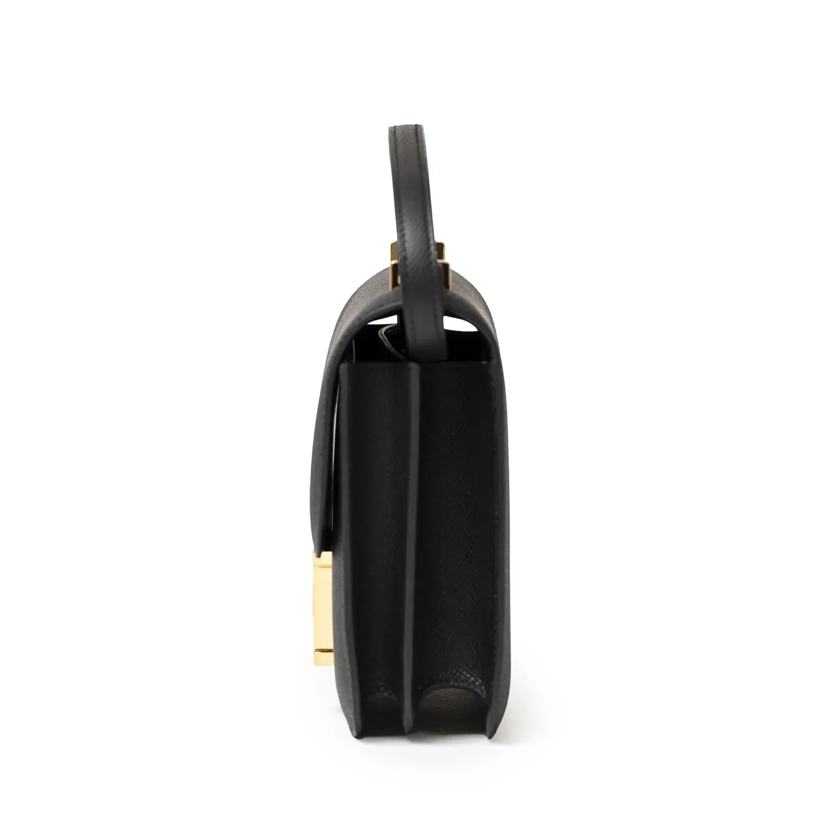 Hermès Mini Constance 18 Black Epsom Gold Hardware