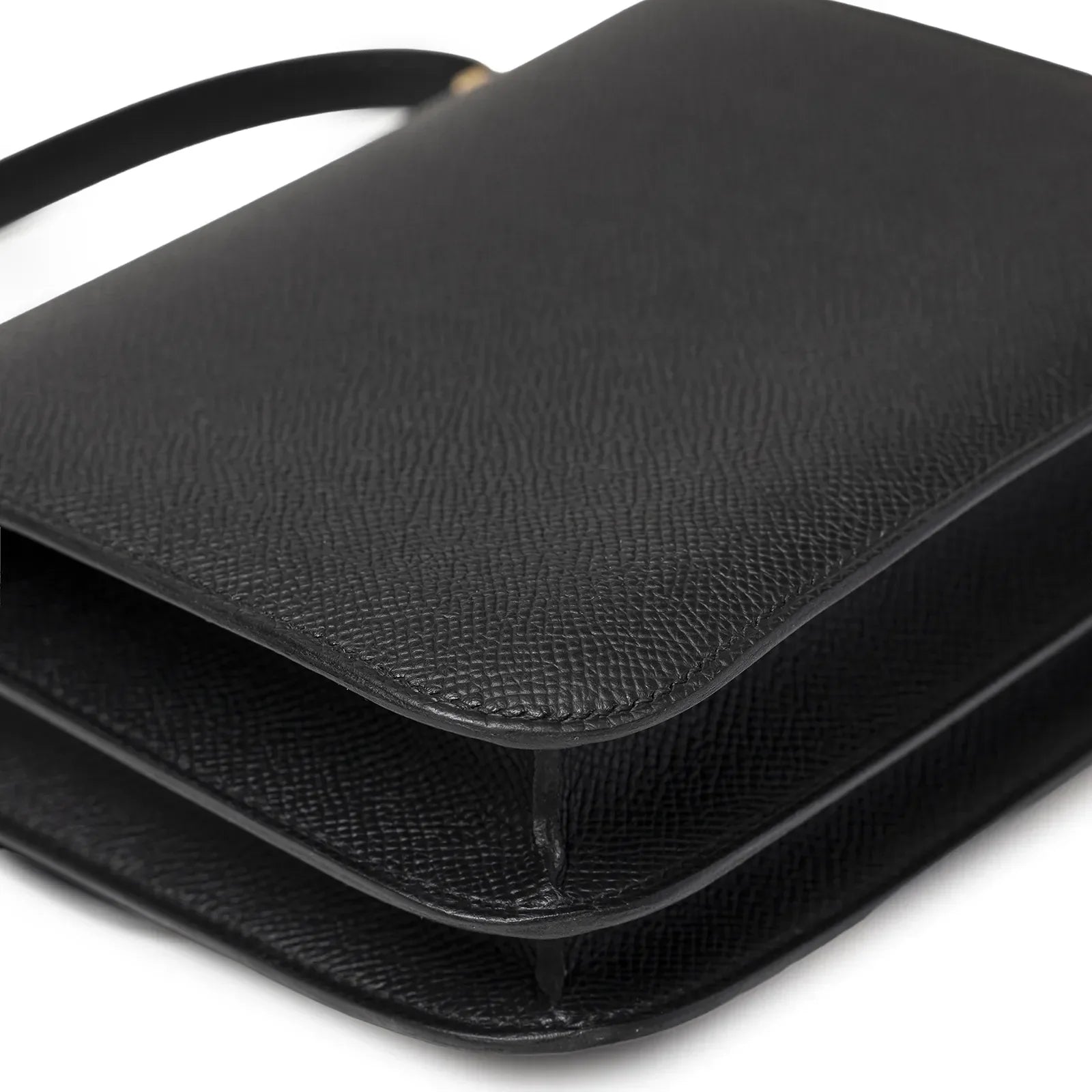Hermès Mini Constance 18 Black Epsom Gold Hardware